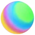 Piłka Gumowa Enero Rainbow 26cm - tantis.pl