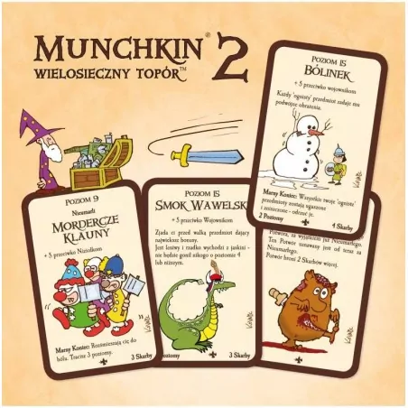 Wielosieczny topór. Munchkin 2 - tantis.pl