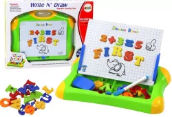 Tablica edu magnetyczna literki i cuferki