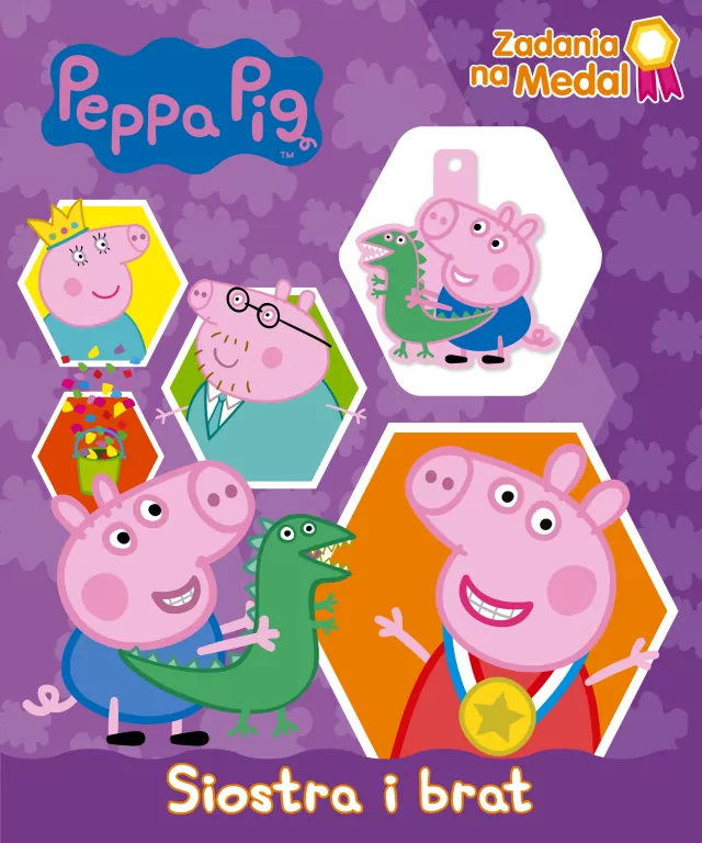 Peppa Pig. Zadania na medal cz. 4 Siostra i brat - tantis.pl