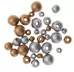 Drewniane koraliki, kulki. Gold&silver - tantis.pl