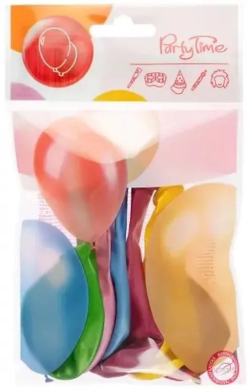 Balony metalizowane Arpex mix (K320) średnica 25cm - tantis.pl