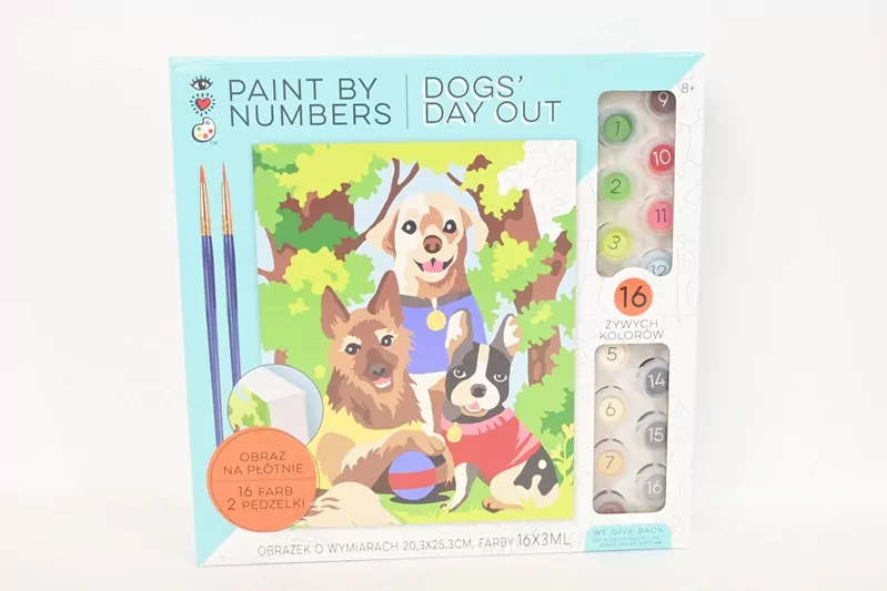 Malowanie po numerach - Psy STnux - tantis.pl
