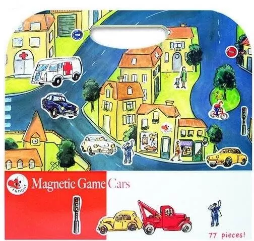 Układanka, gra magnetyczna, Samochody - tantis.pl