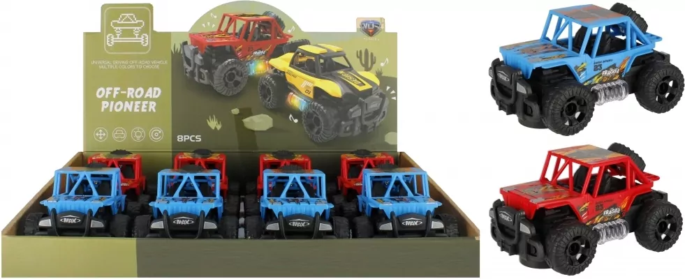 AUTO TEREN B/O 14CM MIX2 MC DISP 8/80 - tantis.pl