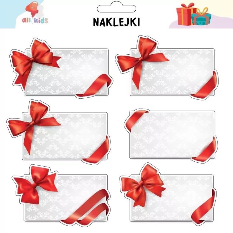 Naklejki na prezenty 4 - tantis.pl
