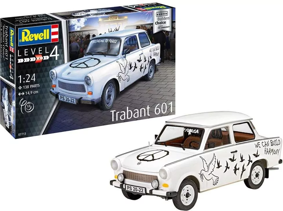 Revell. Pojazd 1:24 Trabant 601 - tantis.pl