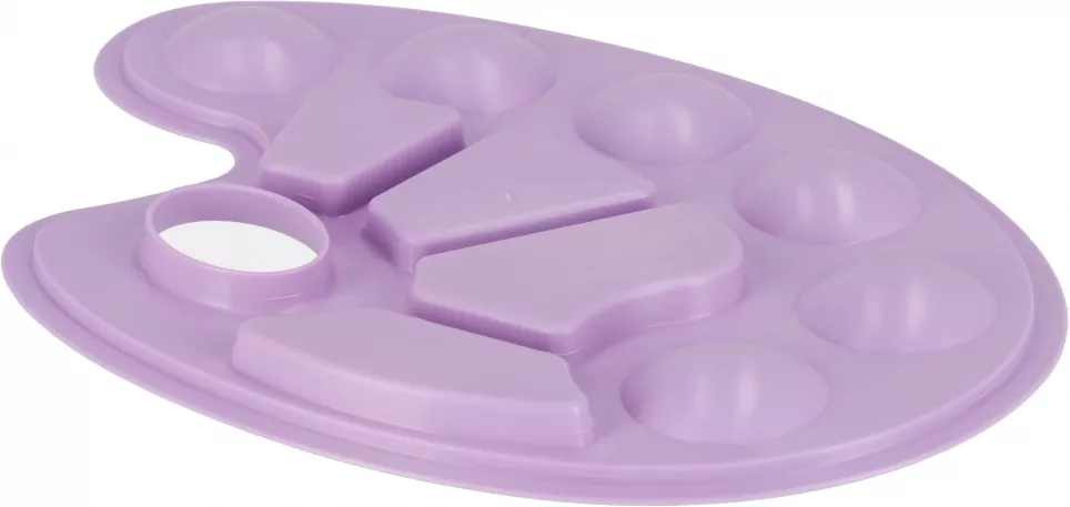 Plastikowa paleta do farb pastel fiolet - tantis.pl