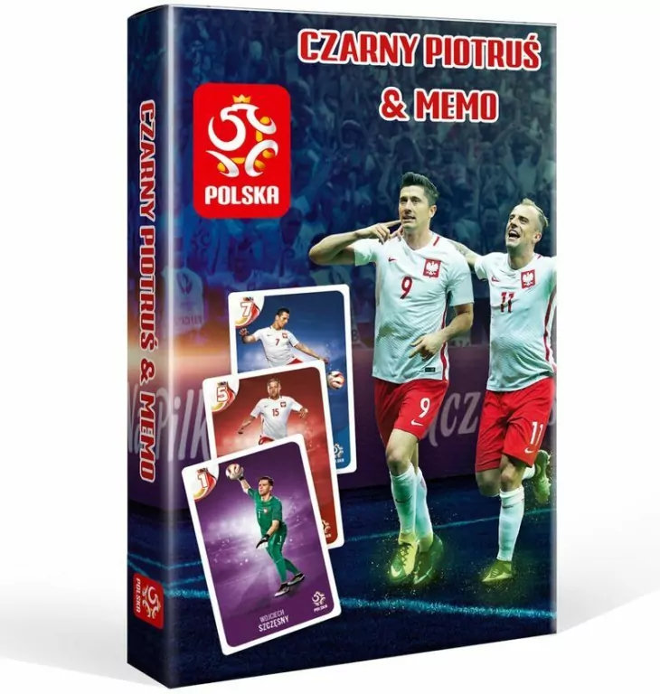 Karty PZPN. Czarny Piotruś & Memo - tantis.pl