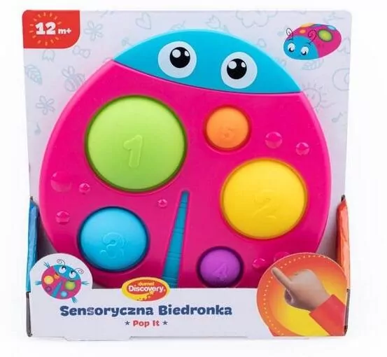 Sensoryczna Biedronka Pop It - tantis.pl