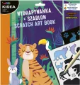 Kreatywna wydrapywanka z szablonami A Kidea - tantis.pl