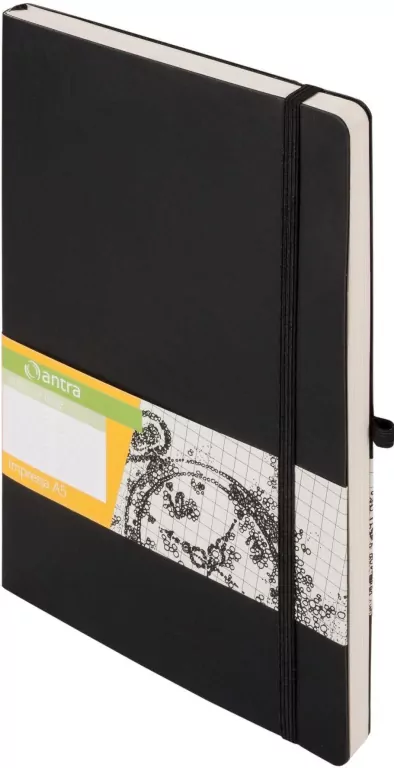 Notes A5 Linia Impresja Czarny - tantis.pl