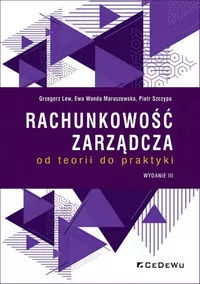 Rachunkowość zarządcza od teorii do praktyki - tantis.pl