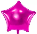 Balon foliowy Gwiazdka 48cm ciemny różowy - tantis.pl