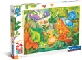 Puzzle 24 Maxi Super Kolor Dinos Happy Oasis - tantis.pl