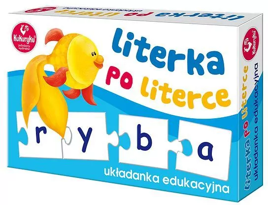 Literka po literce. Układanka edukacyjna - tantis.pl