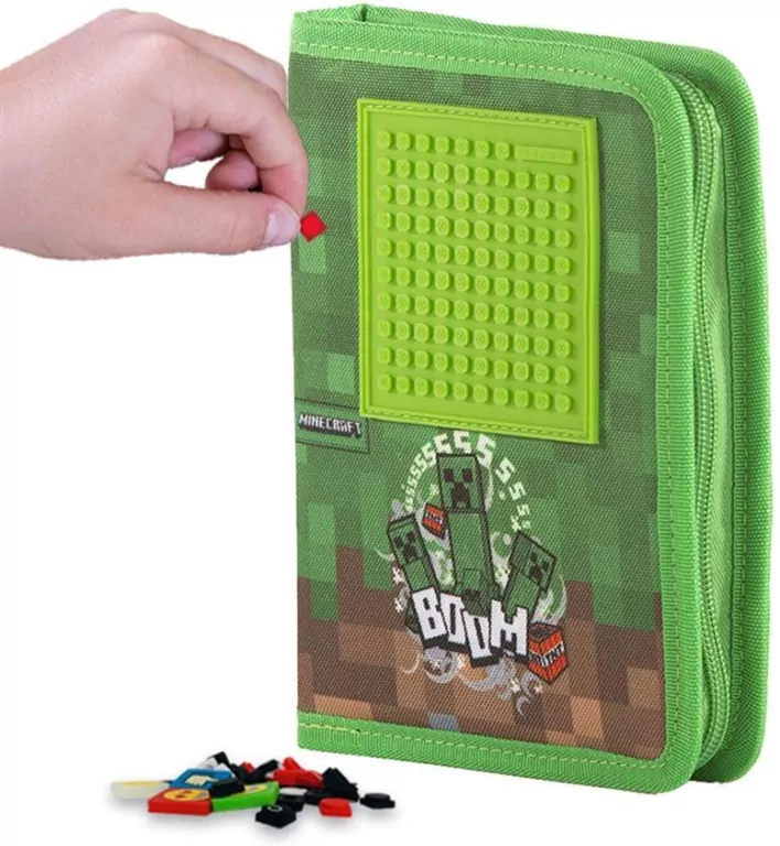 Piórnik szkolny na suwak Minecraft - tantis.pl