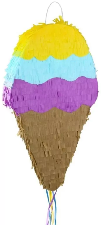 Piniata Lody w wafelku, 23x7.5x43cm - tantis.pl