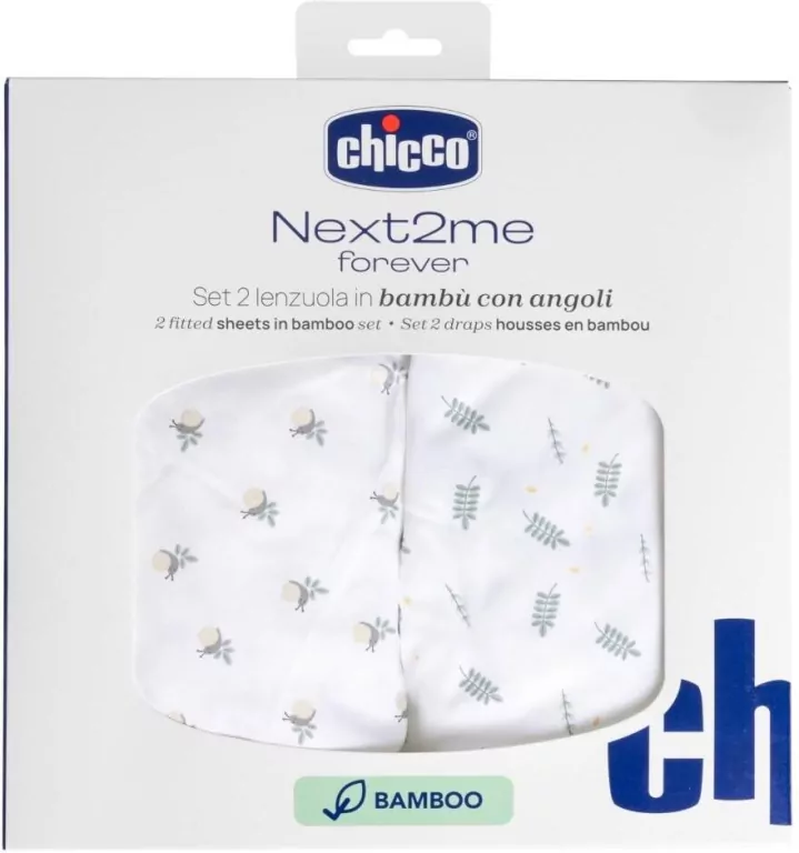 Prześcieradło Next2Me Forever bambus greenery - tantis.pl