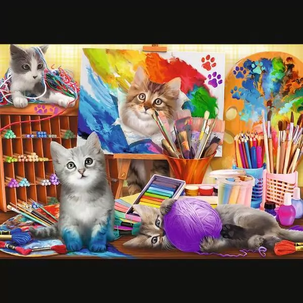 Puzzle 2x500 Sztuka malowania TREFL - tantis.pl