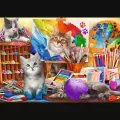 Puzzle 2x500 Sztuka malowania TREFL - tantis.pl