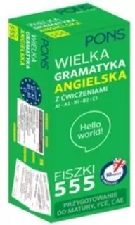 Fiszki 555. Wielka gramatyka angielska. A1/C1 - tantis.pl