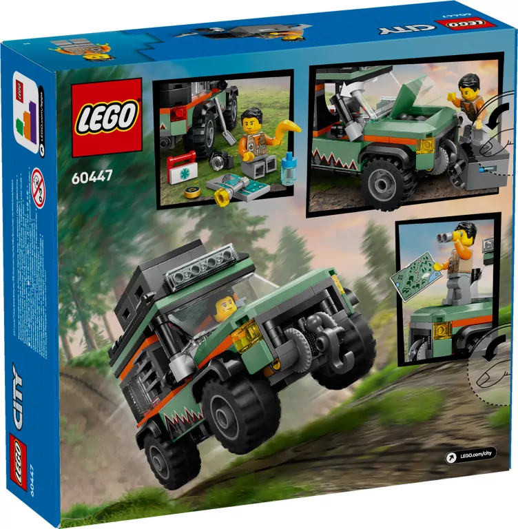 LEGO® City. Górska ciężarówka terenowa 4x4 60447 - tantis.pl