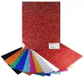 Karton brokatowy kolorowy. 10 arkuszy - tantis.pl