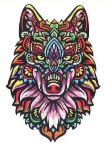 Puzzle drewniane eko 73. Tajemniczy wilk - tantis.pl