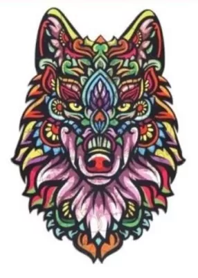 Puzzle drewniane eko 73. Tajemniczy wilk