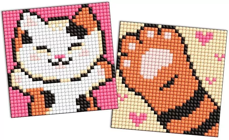 Diamentowa mozaika Kids naklejka - Puffy 9x9cm - tantis.pl