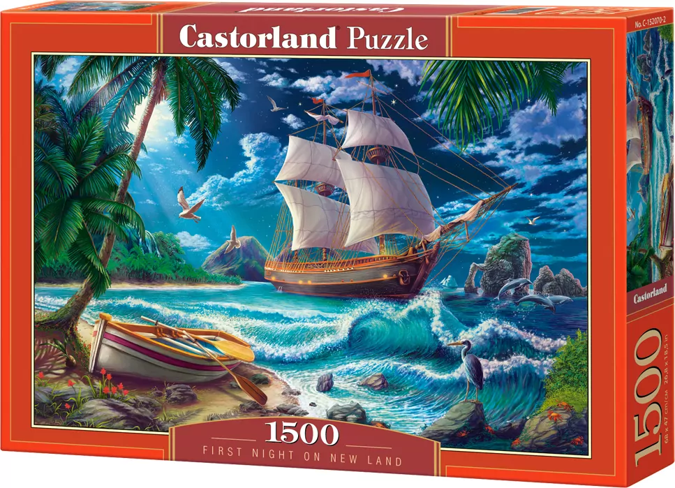 Castor. Puzzle 1500. First Night on New Land - tantis.pl