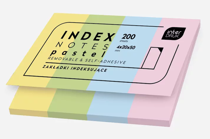Interdruk. Zakładki indeksujące pastel - tantis.pl