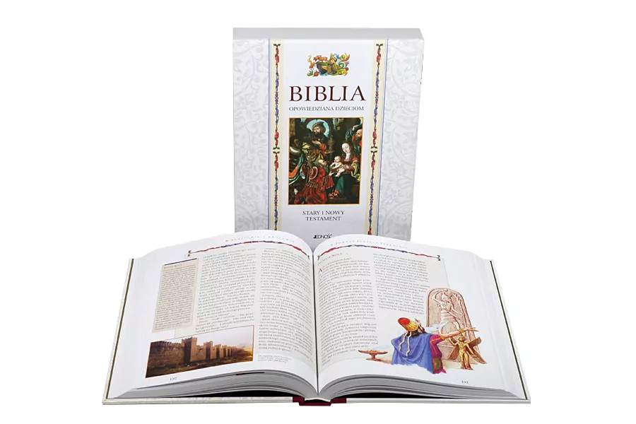 Biblia opowiedziana dzieciom. Stary i Nowy Testament - tantis.pl