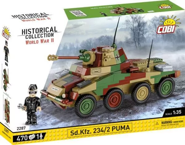 Cobi. Klocki, czołg Sd.Kfz 234/2 Puma - tantis.pl