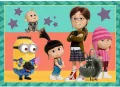 Puzzle 4w1 Zwariowane Minionki TREFL - tantis.pl