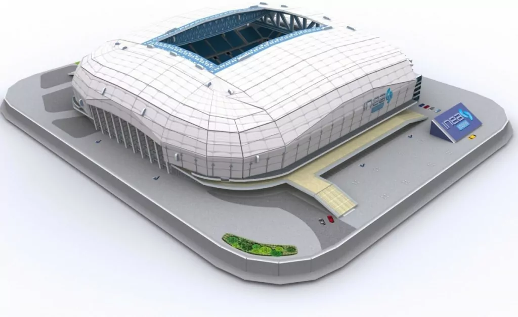 Puzzle 3D Stadion Inea w Poznaniu - tantis.pl