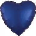 Balon foliowy Lustre Navy niebieski serce 43cm - tantis.pl