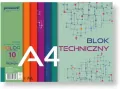 Blok techniczny A4 Premium kolor 250g 10 arkuszy - tantis.pl