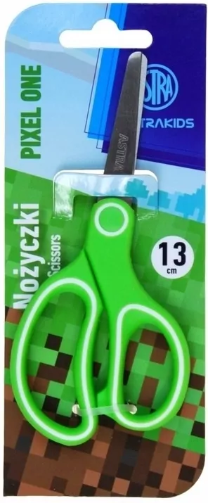 Nożyczki ergonomiczne 13 cm. Astrakids. Pixel One - tantis.pl