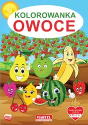 Owoce. Kolorowanka