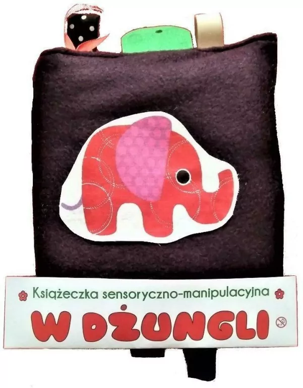 W dżungli. Książeczka sensoryczno-manipulacyjna - tantis.pl