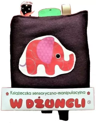 W dżungli. Książeczka sensoryczno-manipulacyjna