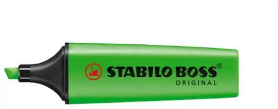 Stabilo. Zakreślacz Boss, zielony - tantis.pl