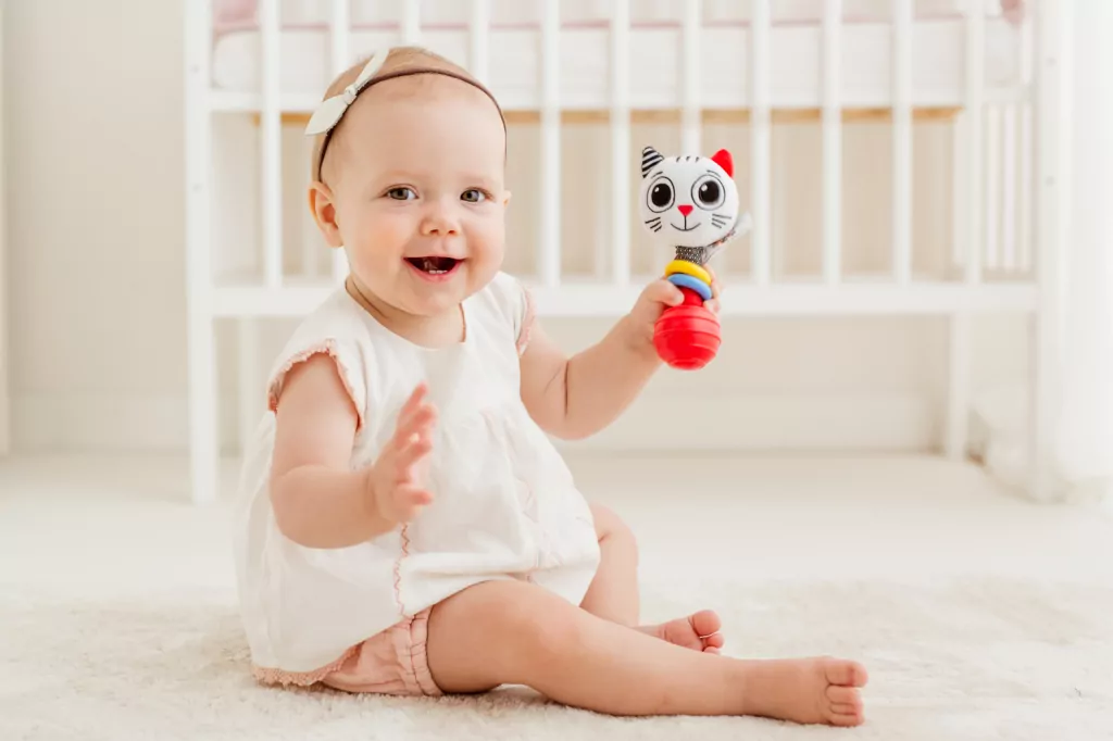 Grzechotka Kotek sensory - tantis.pl