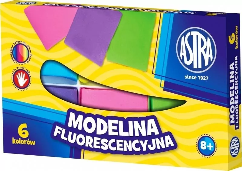 Modelina fluorescencyjna. 6 kolorów - tantis.pl