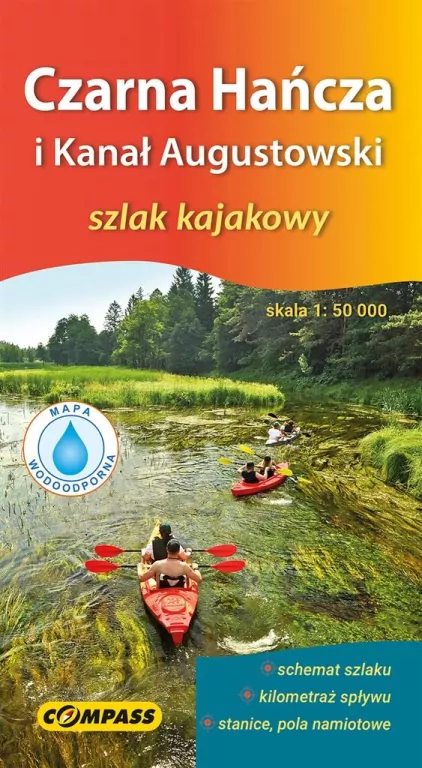 Mapa kajakowa. Czarna Hańcza 1:50 000 - tantis.pl