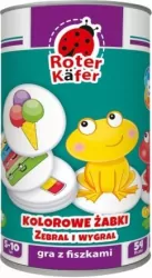 Kolorowe żabki. Zebrał i wygrał! Gra edukacyjna