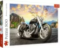 Puzzle 500. Czarny motocykl - tantis.pl