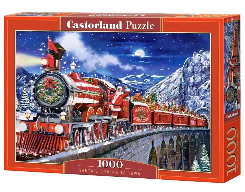 Puzzle 1000 Santa's Coming to Town CASTOR - tantis.pl